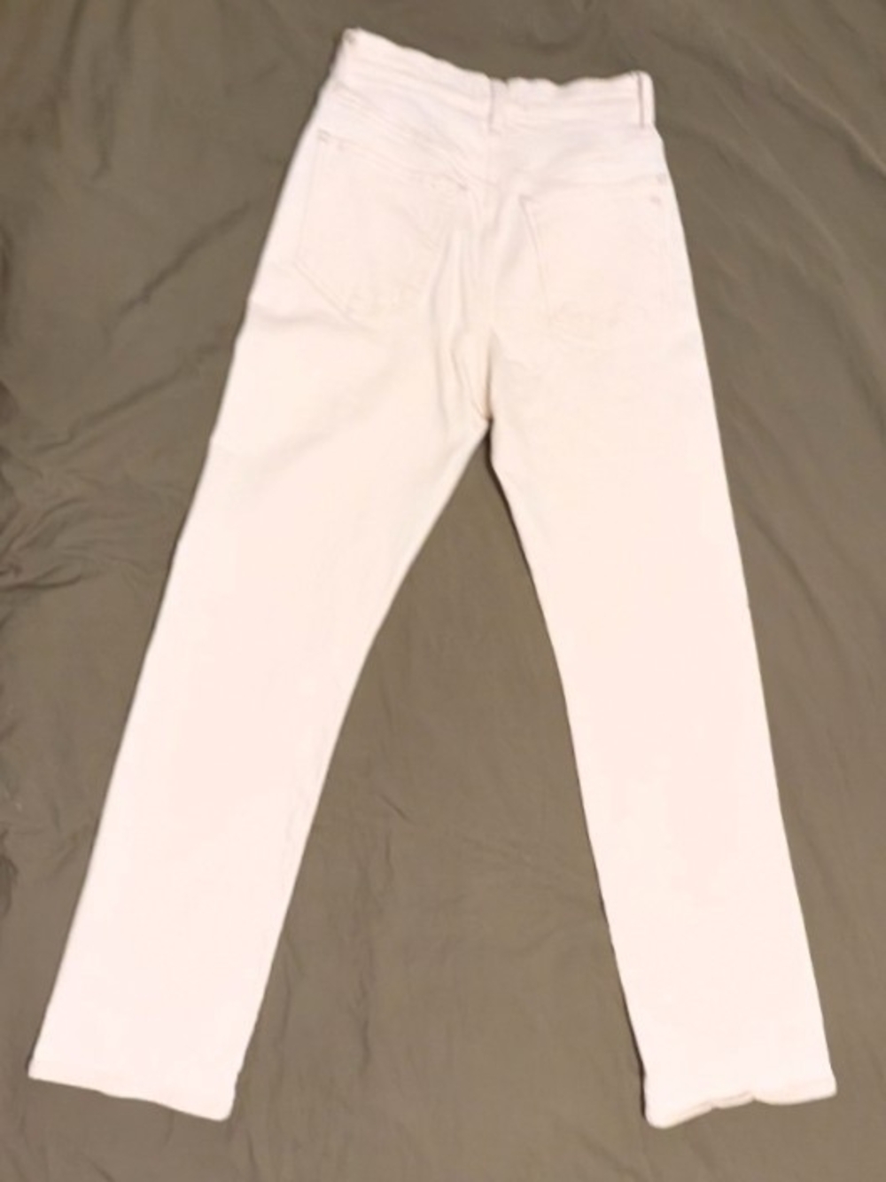 Madewell High-Rise 90s Straight Jeans, Size 26, Cream Color - Picture 11 of 11